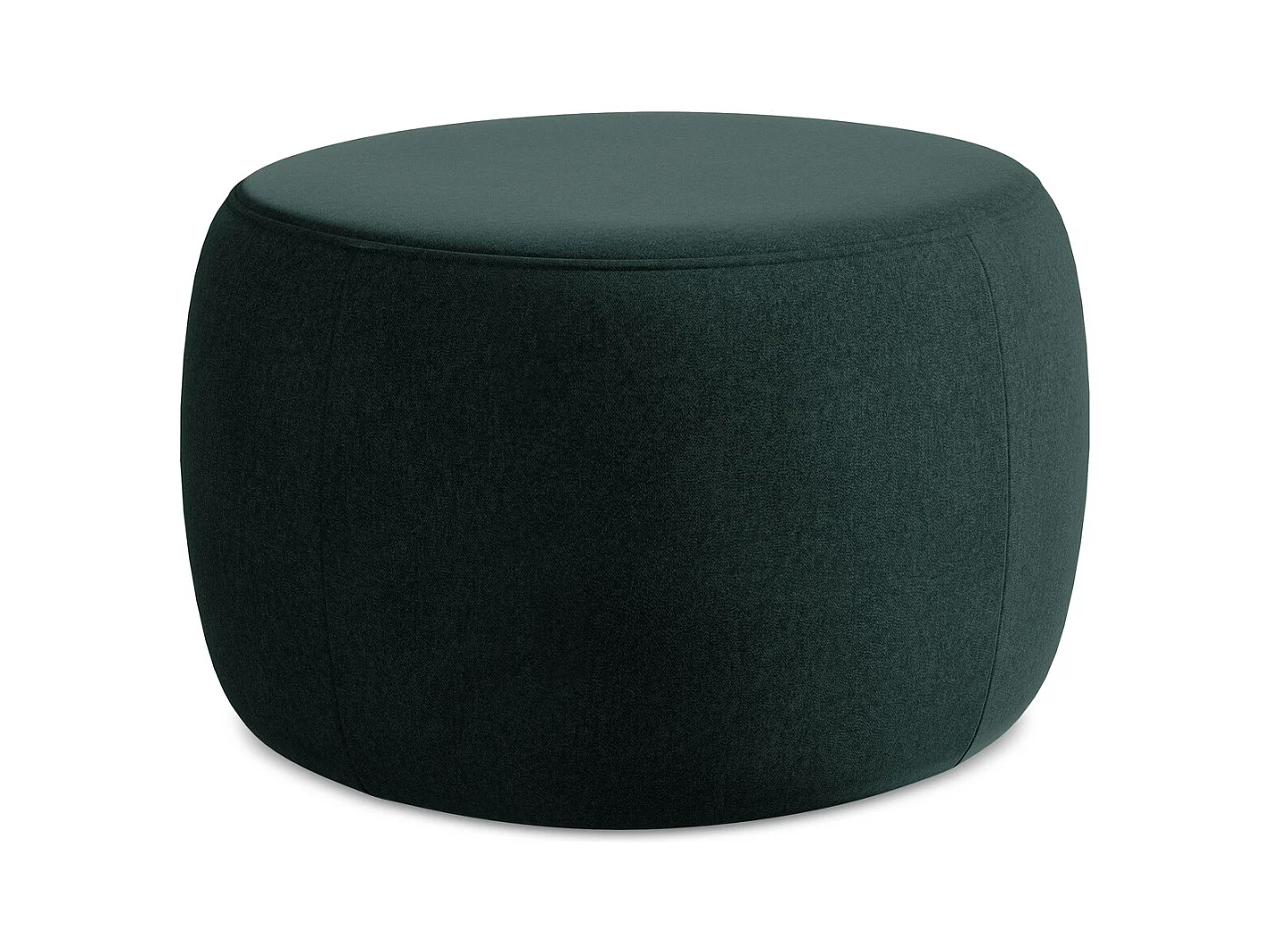 Pouf - Hocker - Samt - Grau Grün - KOA