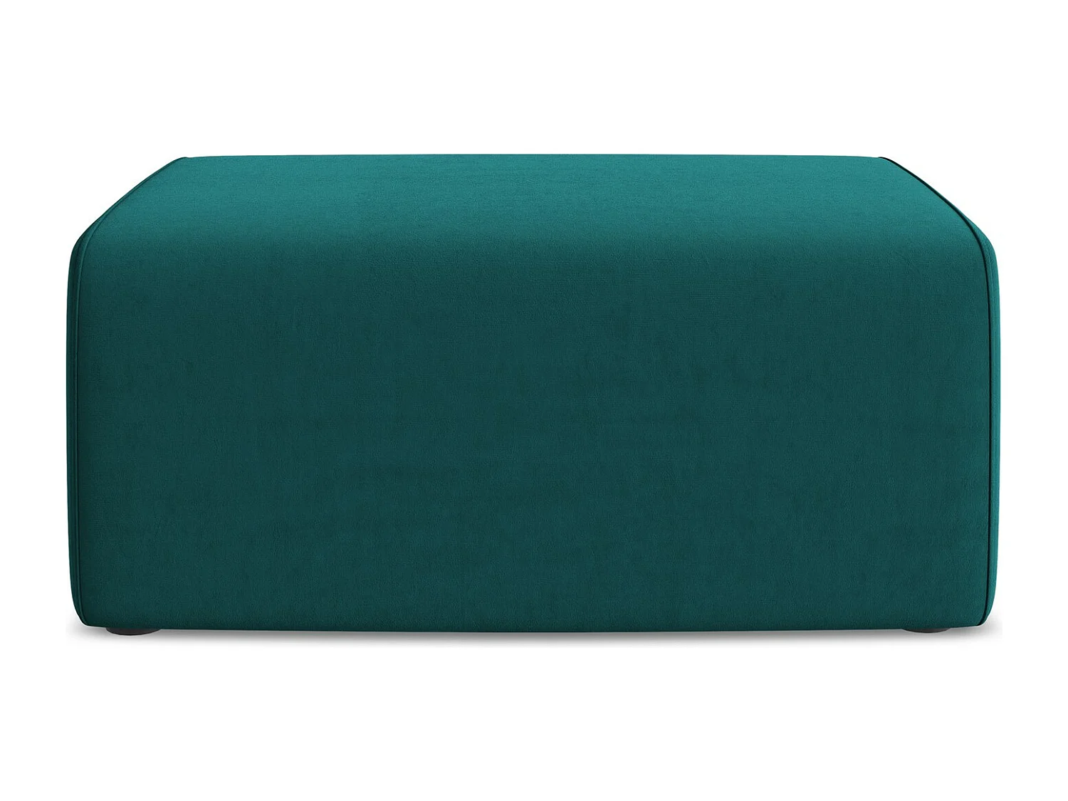 Pouf - Hocker - Samt - Marine - KALEA