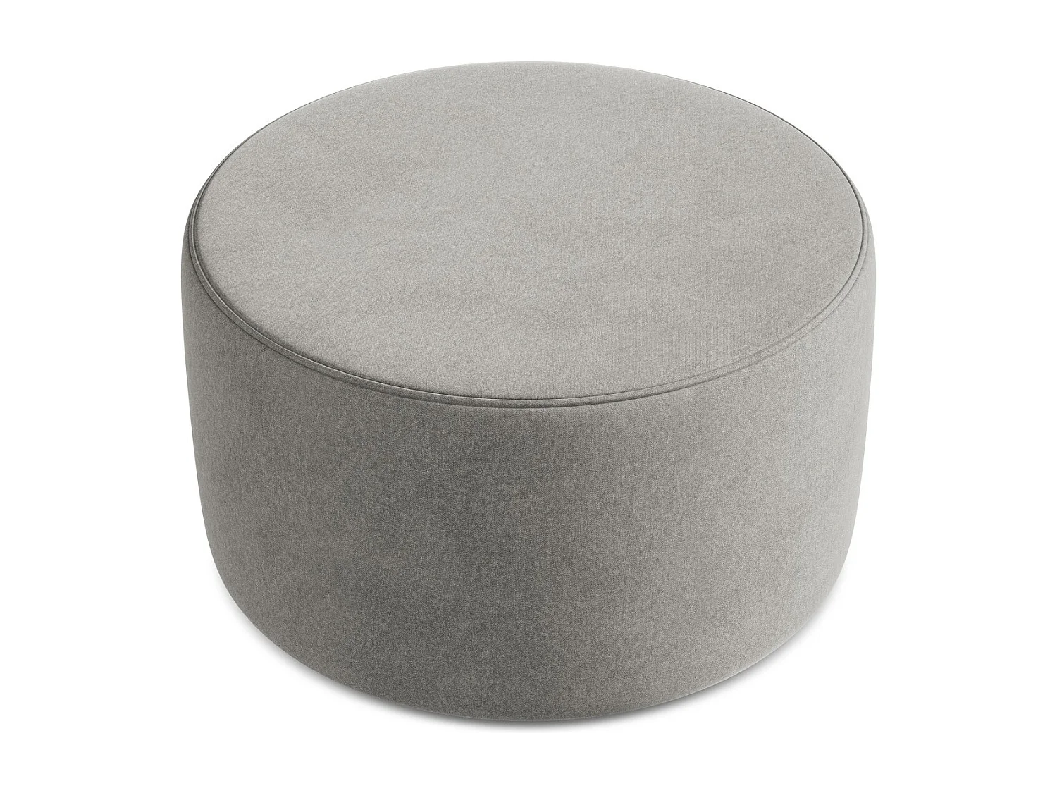 Puff em veludo cinza - LIO