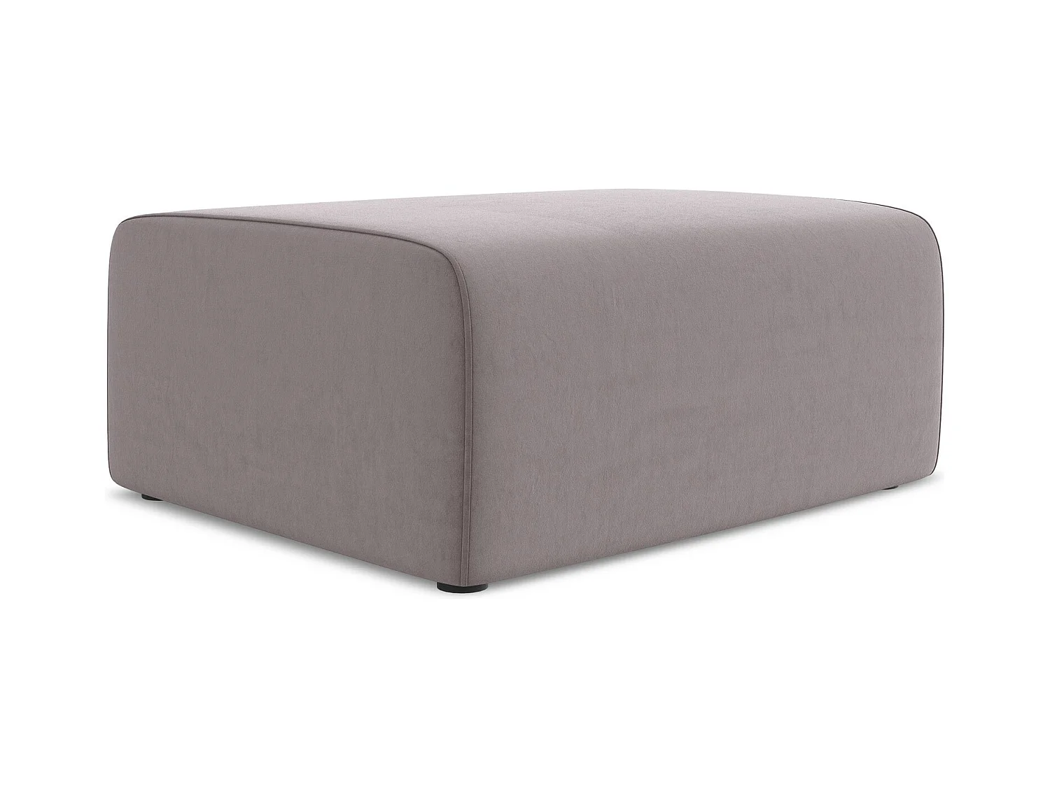 Pouf - Hocker - Samt - Lavendel - KALEA