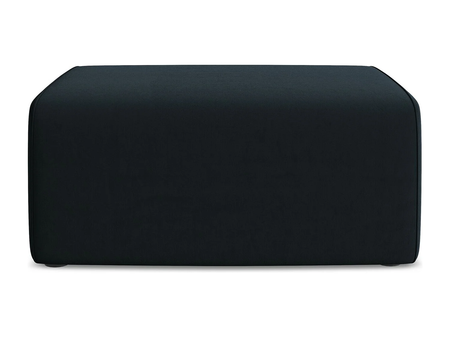 Pouf en Samt - bleu royal - KALEA