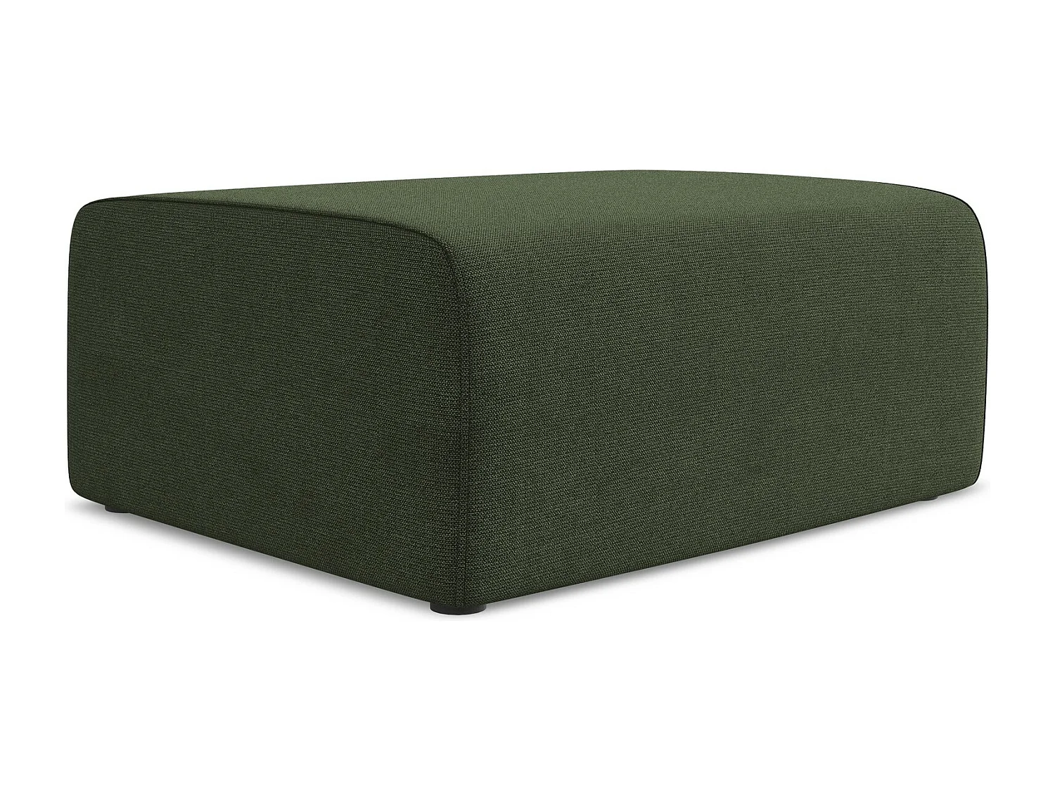 Pouf - Hocker - Strukturstoff - Olive - KALEA