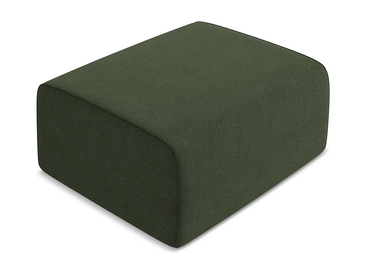 Pouf - Hocker - Strukturstoff - Olive - KALEA
