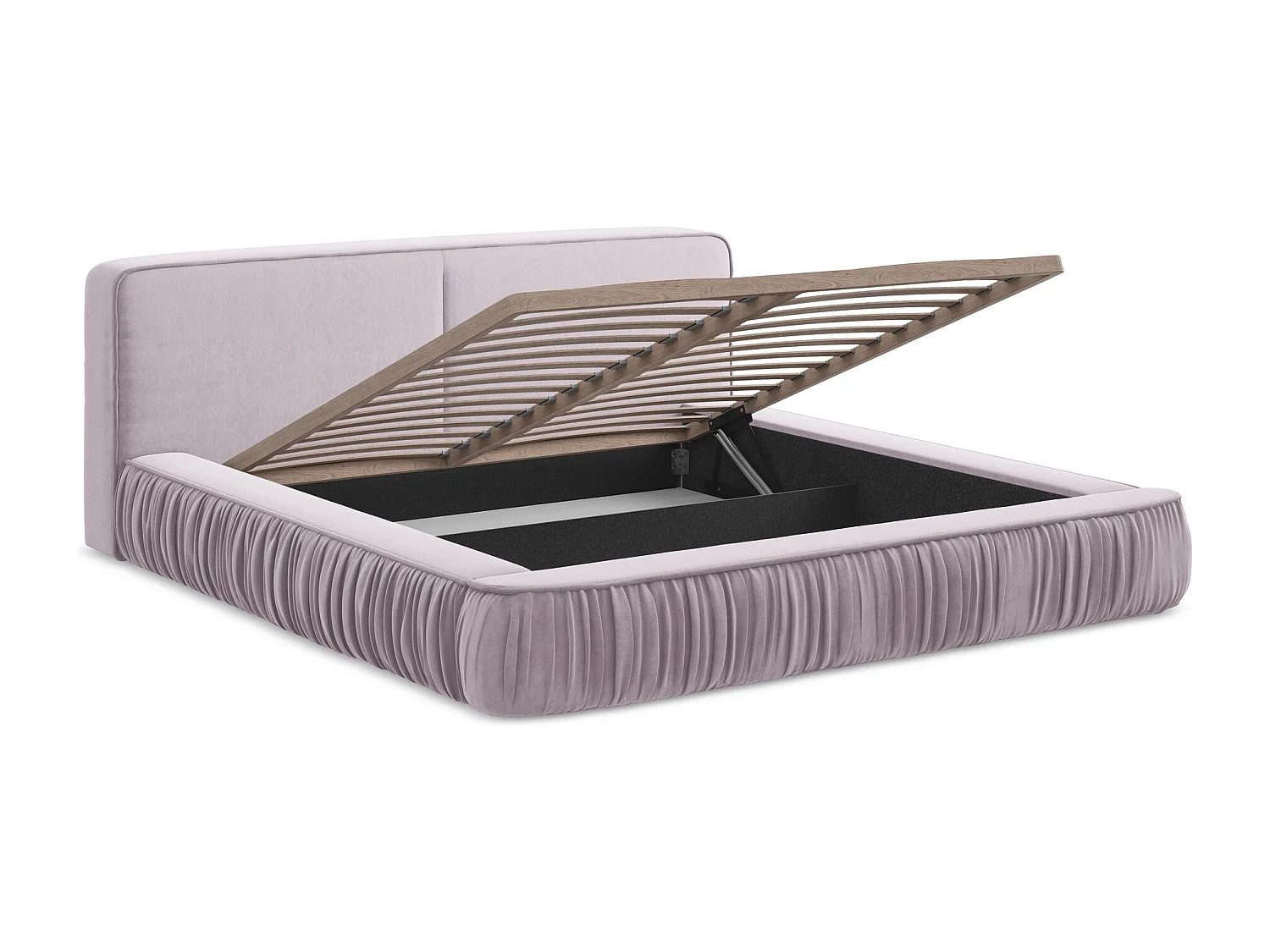 Bed met opbergruimte - 198 x 238 van Lavendel Fluweel - KEONI