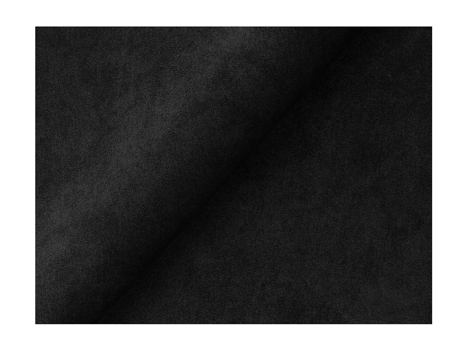 Polsterbed mit Stauraum - 180 x 240 - Samt - Schwarz - KAHU