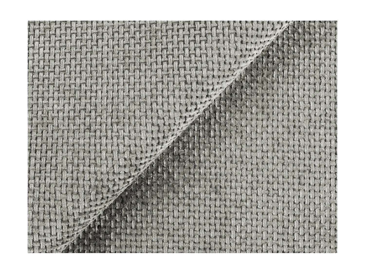 Lit rembourré avec rangement 180 x 240 - en Chenille - gris clair - KAHU