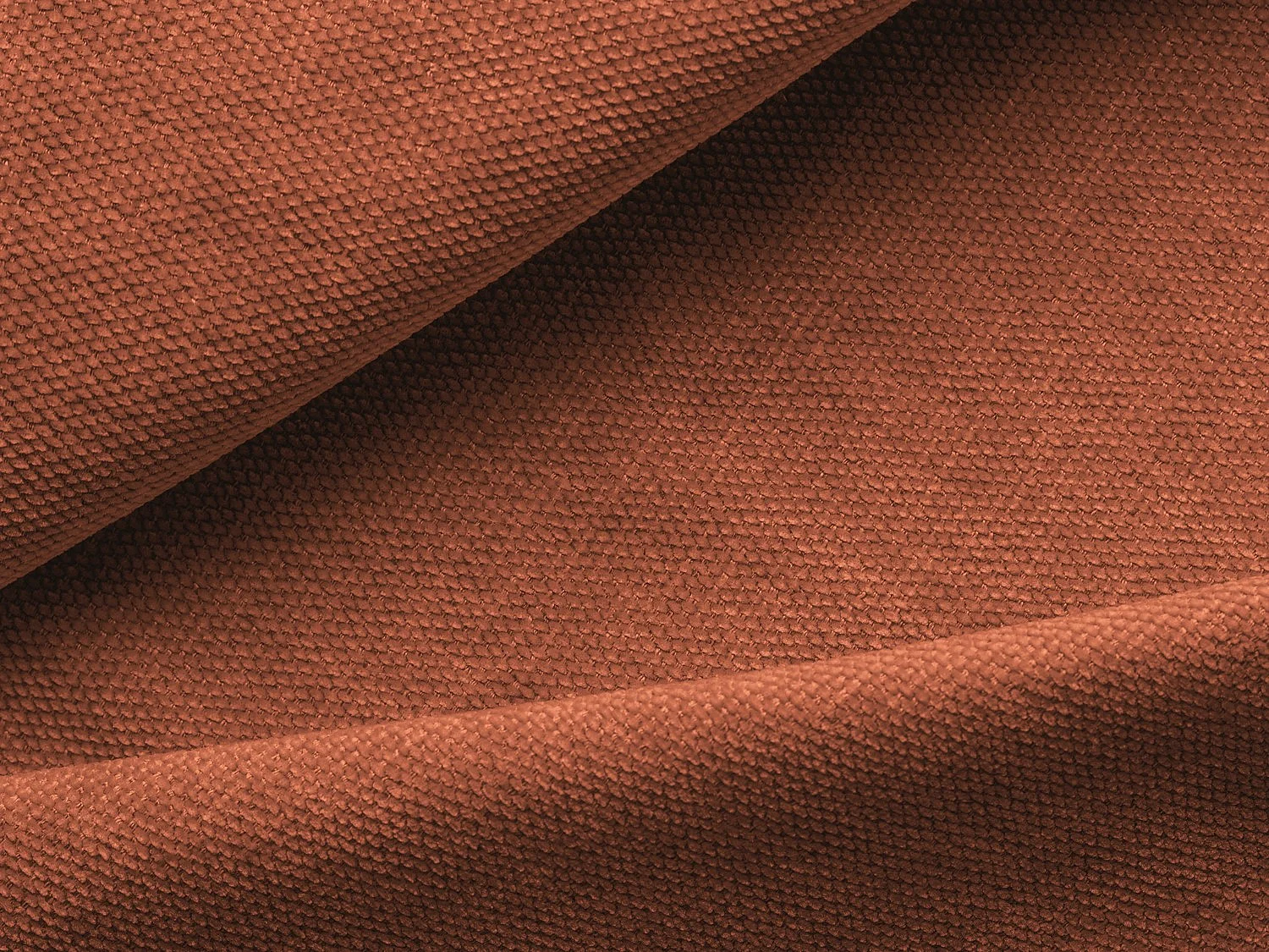Polsterbed mit Stauraum - 190 x 215 - Chenille - Terrakotta - TRIESTE