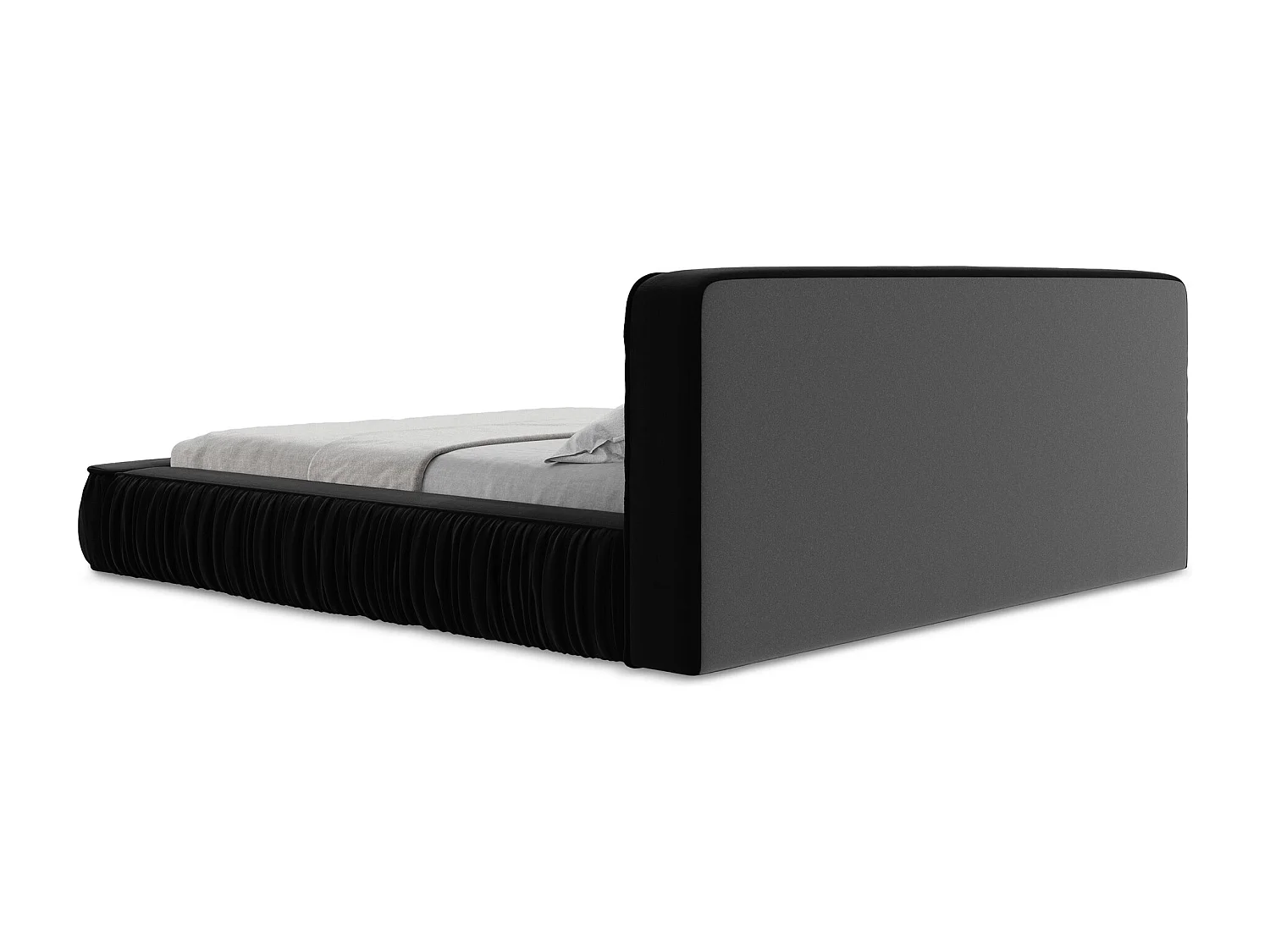 Bed met opbergruimte - 218 x 238 van Zwart Fluweel - KEONI