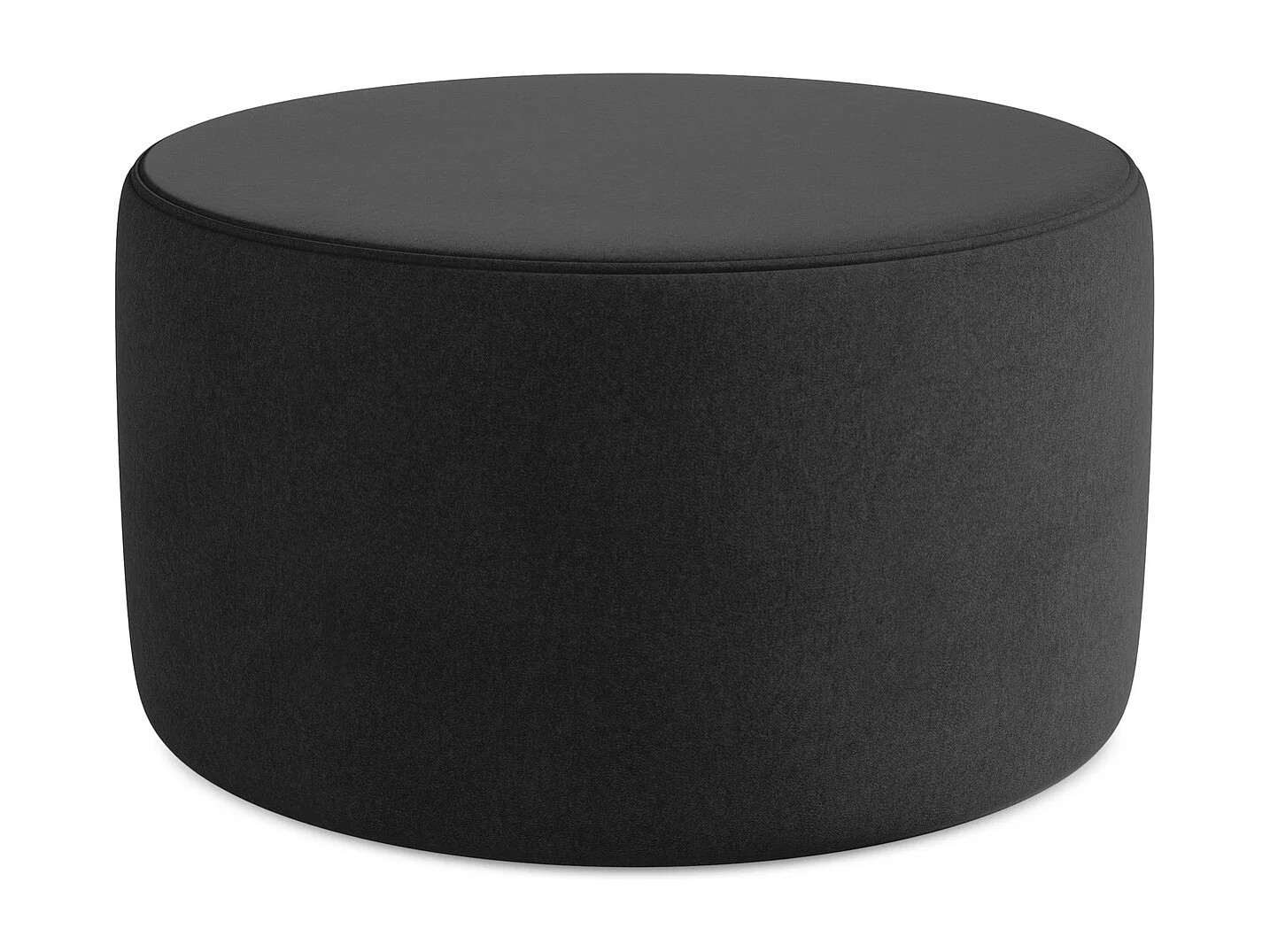 Puff em veludo preto - LIO