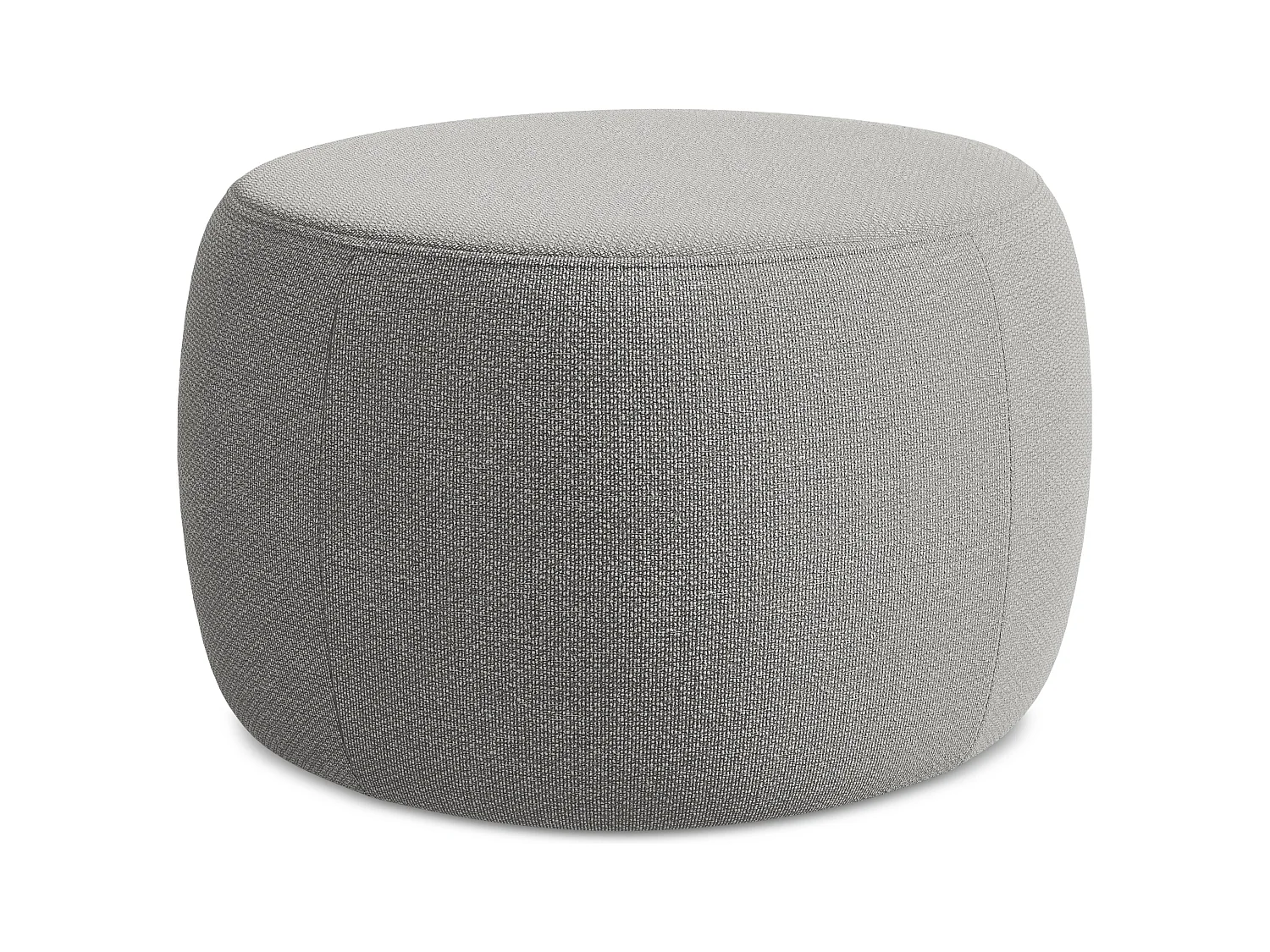 Pouf en Bouclé - gris clair - KOA