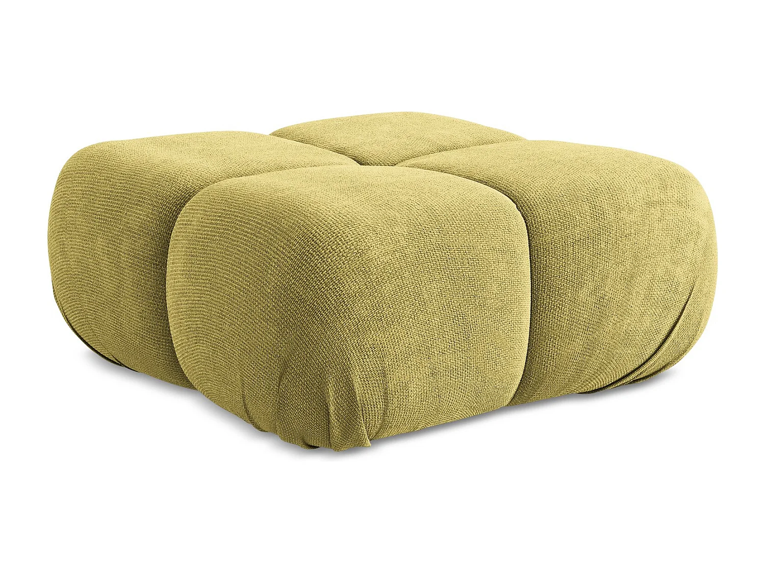 Pouf - Hocker - Chenille - Limettengrün - LOKUA