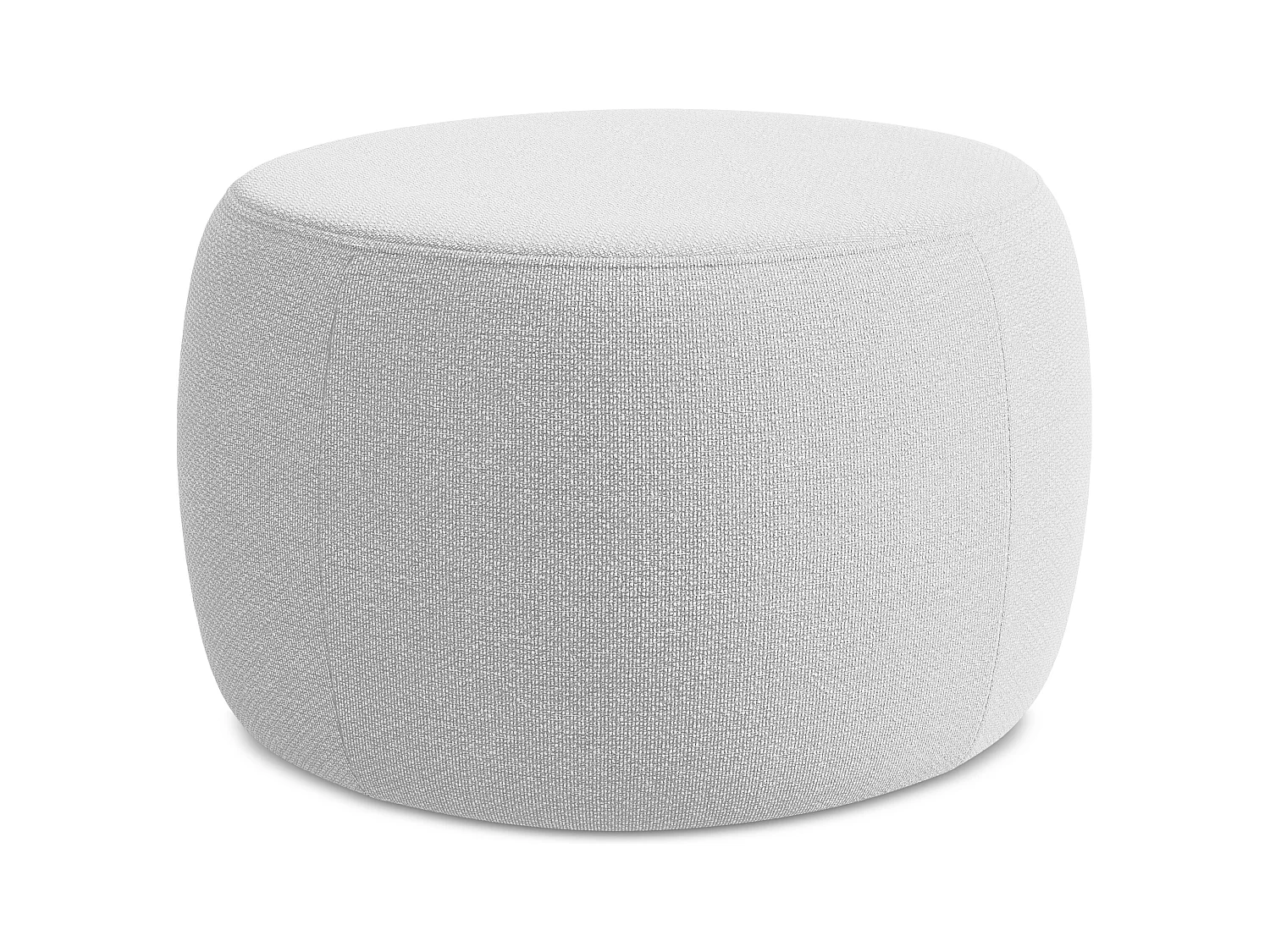 Pouf en Bouclé - argent - KOA