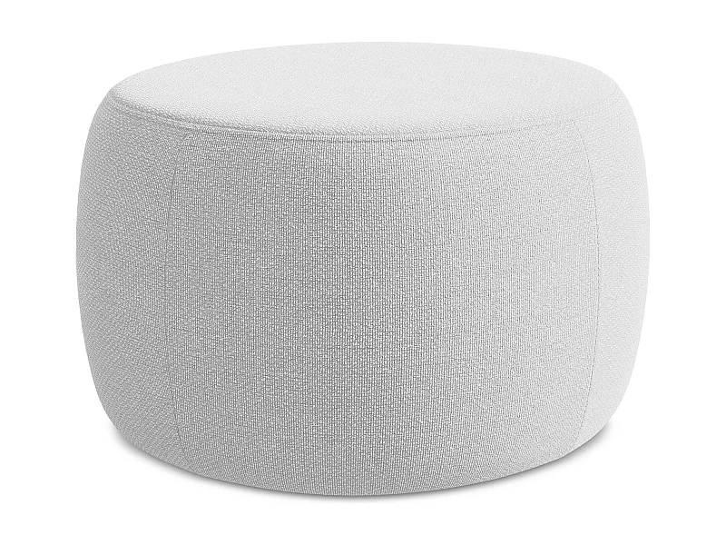 Pouf en Bouclé - argent - KOA