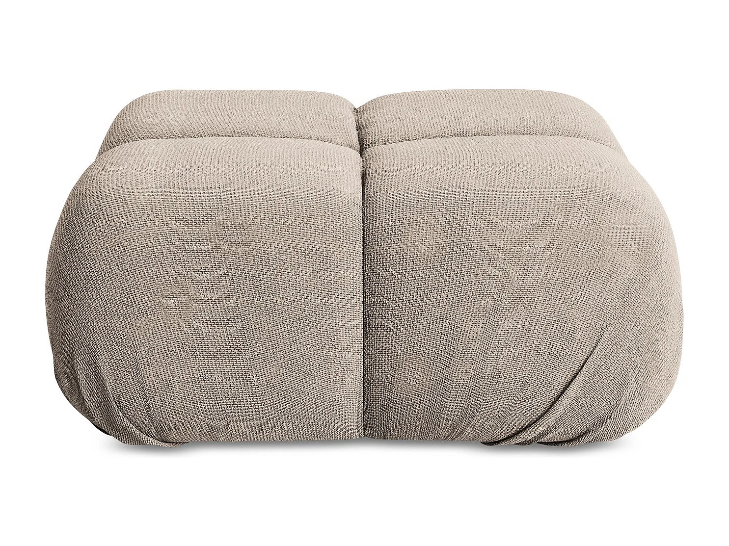 Pouf en Chenille - beige foncé - LOKUA