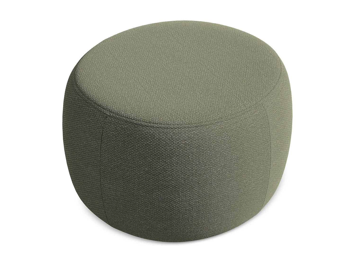 Pouf en Bouclé - olive - KOA