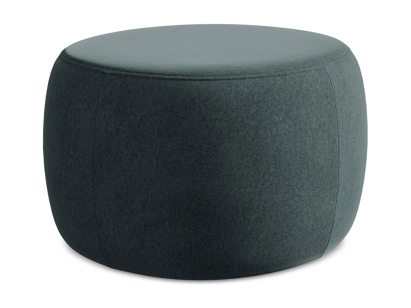 Pufa - z tkaniny welwetowej - morski - KOA