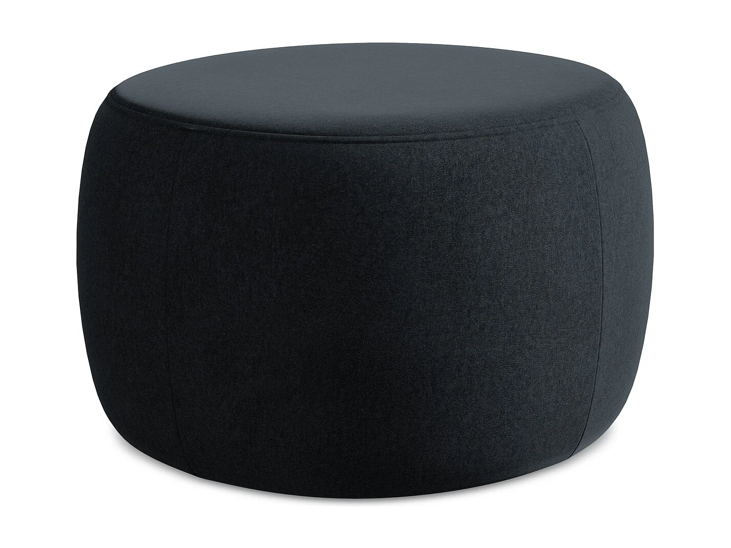 Pufa - z tkaniny welwetowej - królewski niebieski - KOA