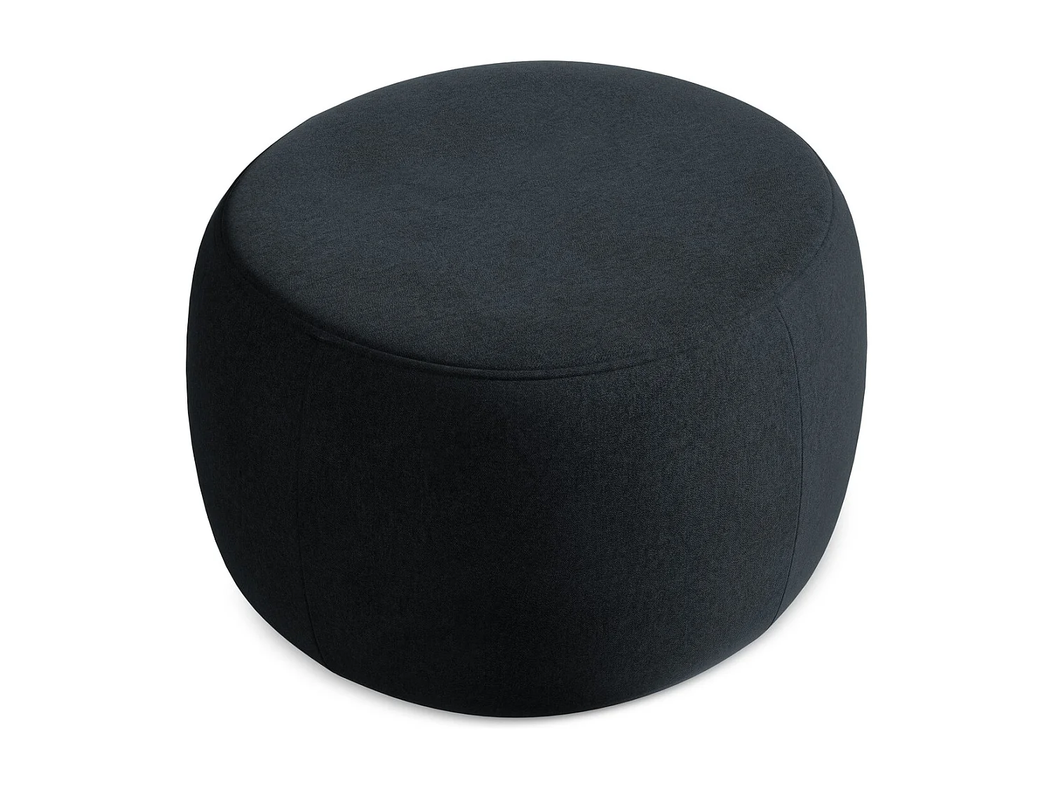 Pufa - z tkaniny welwetowej - królewski niebieski - KOA