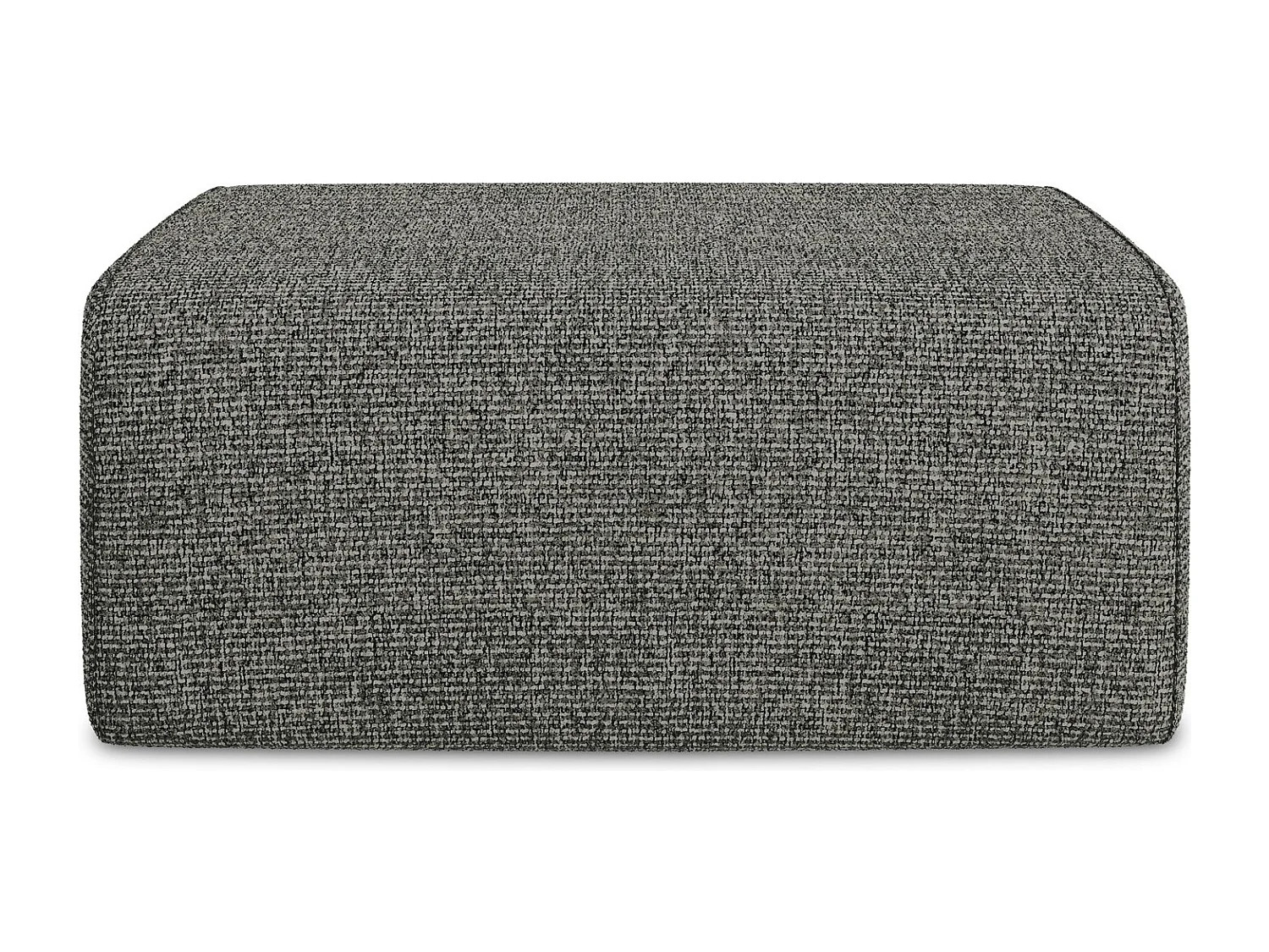 Poef van staal textuurstof - KALEA