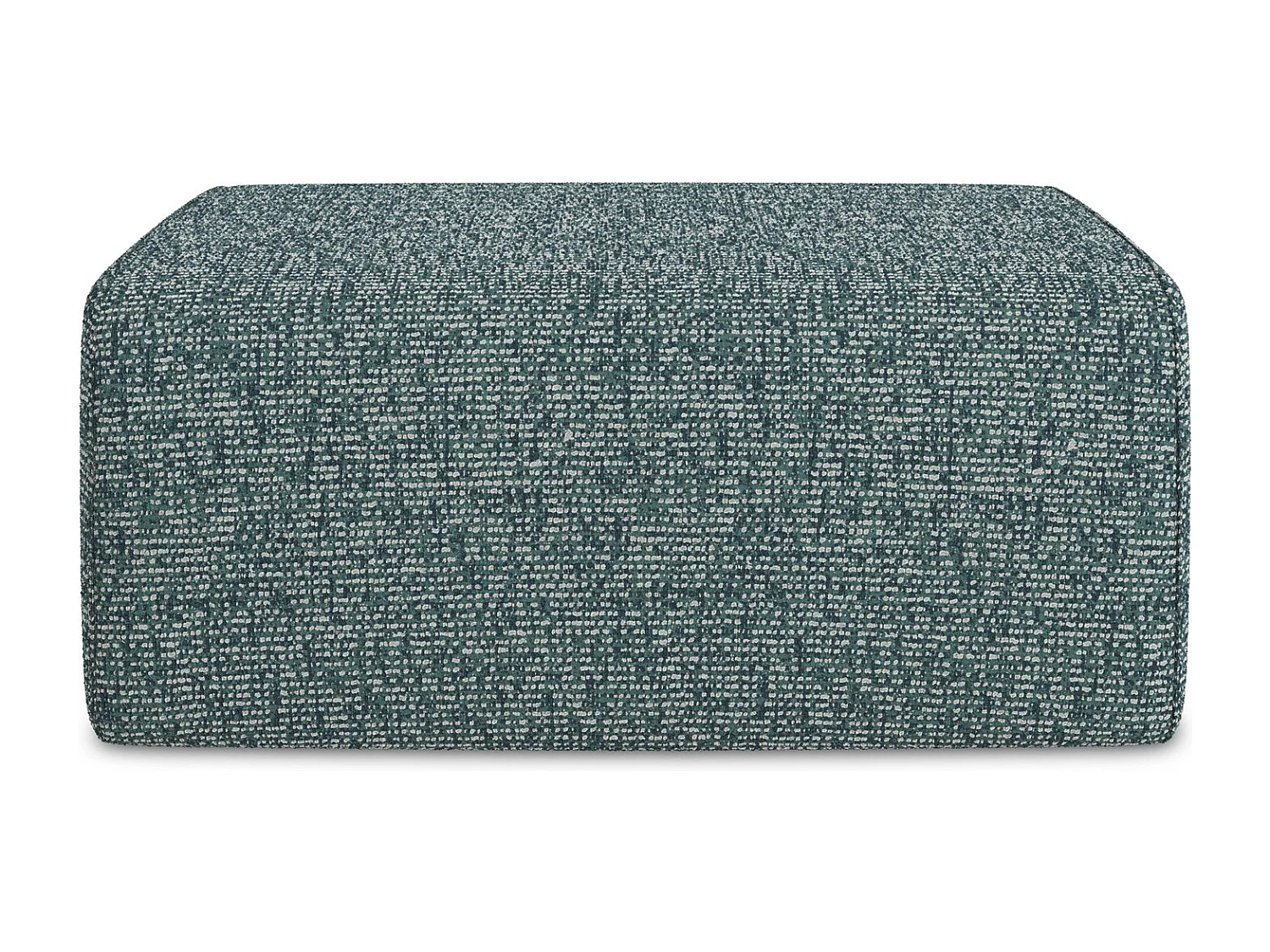 Puff em tecido texturizado jeans - KALEA