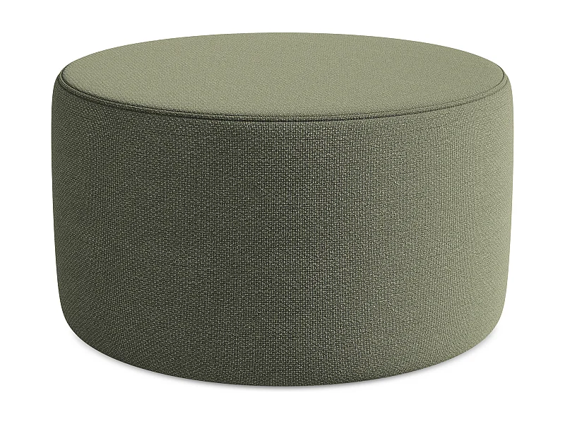Pouf - Hocker - Bouclé - Olive - LIO