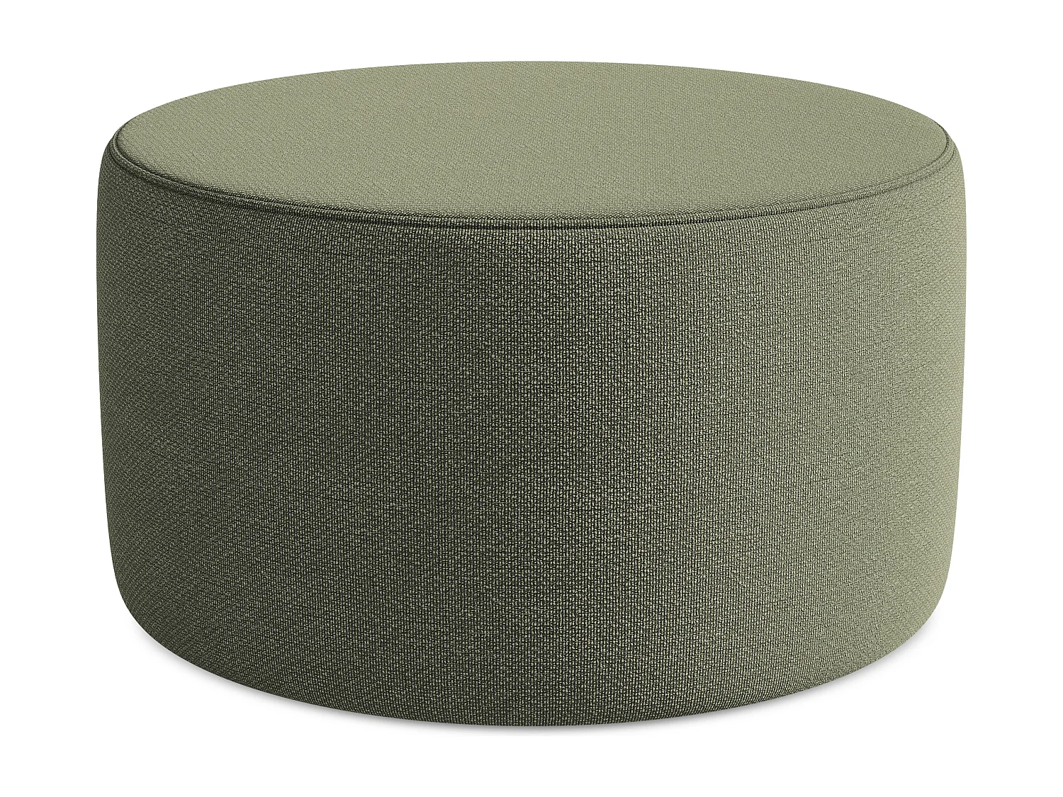Pouf - Hocker - Bouclé - Olive - LIO
