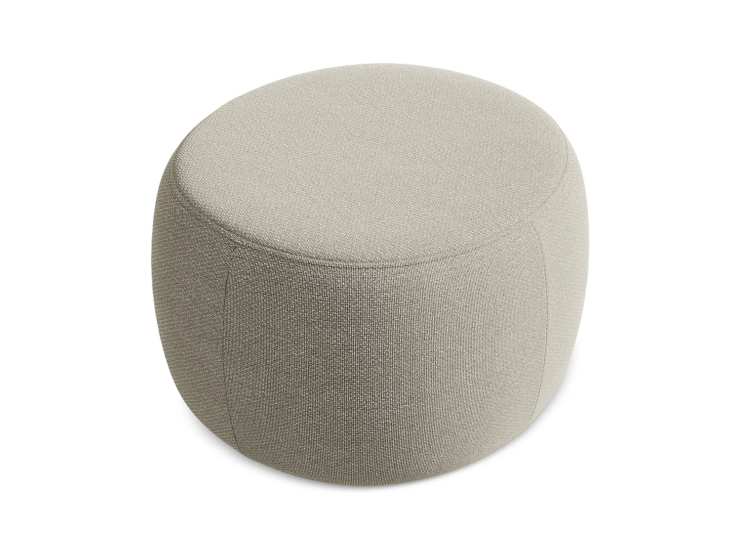 Pouf - Hocker - Bouclé - Taupe - KOA