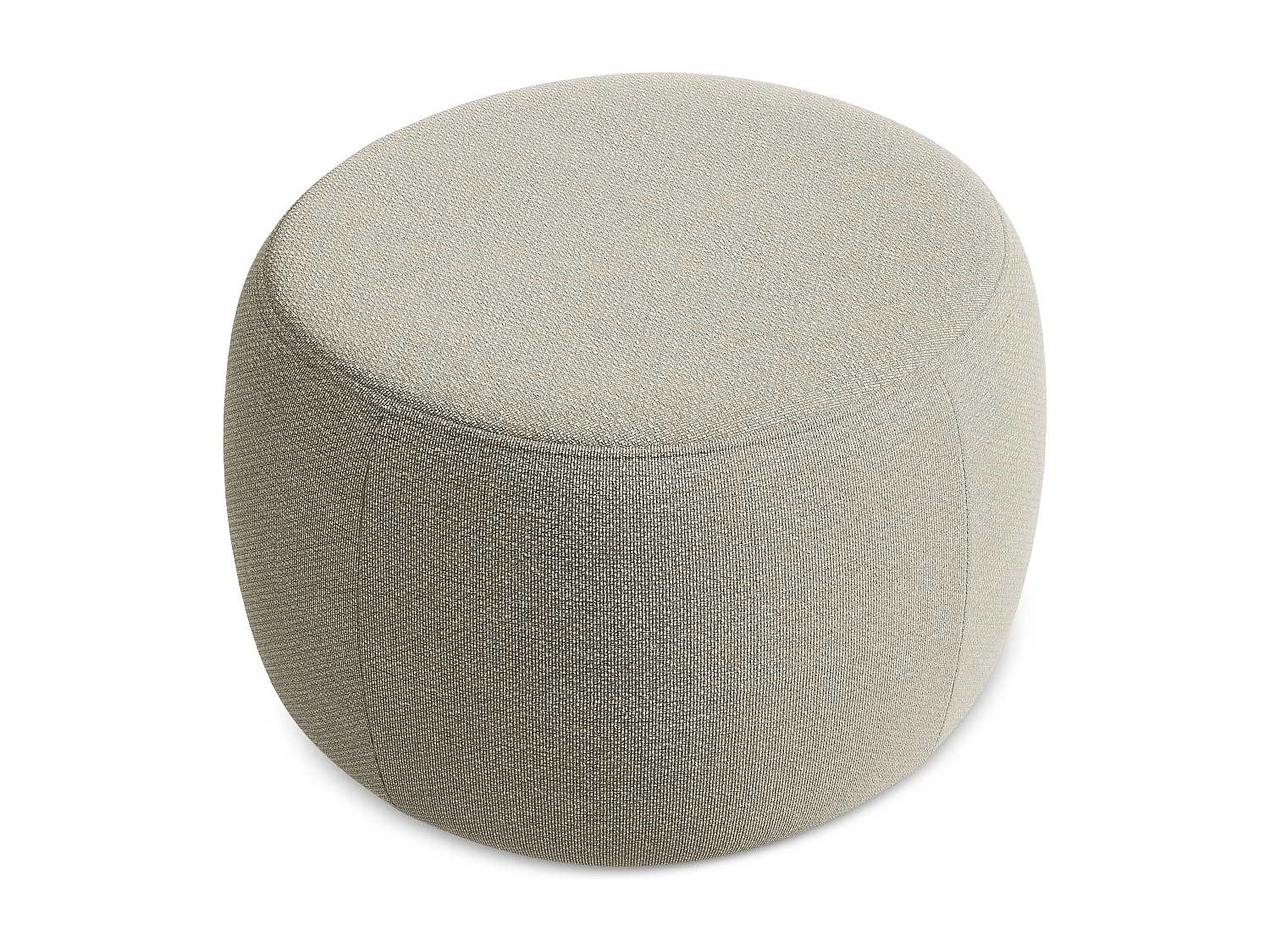Pouf - Hocker - Bouclé - Taupe - KOA