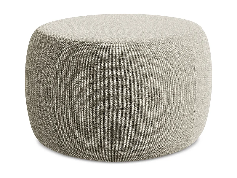 Pouf en Bouclé - taupe - KOA