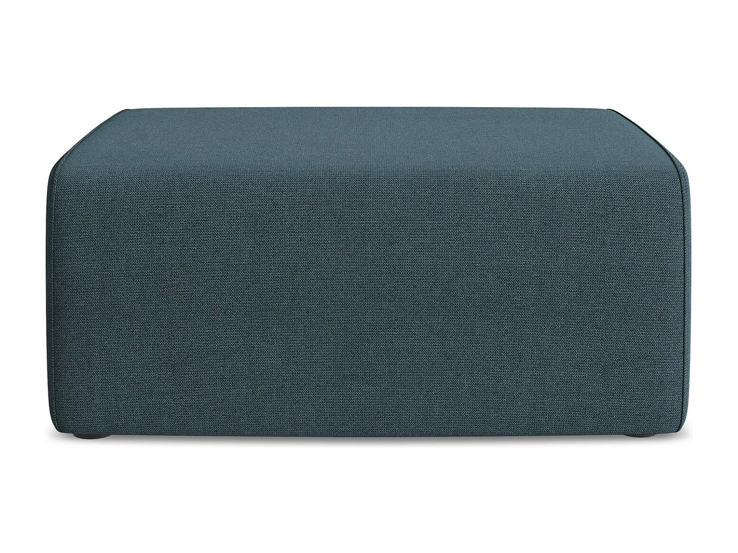 Poef van jeans textuurstof - KALEA