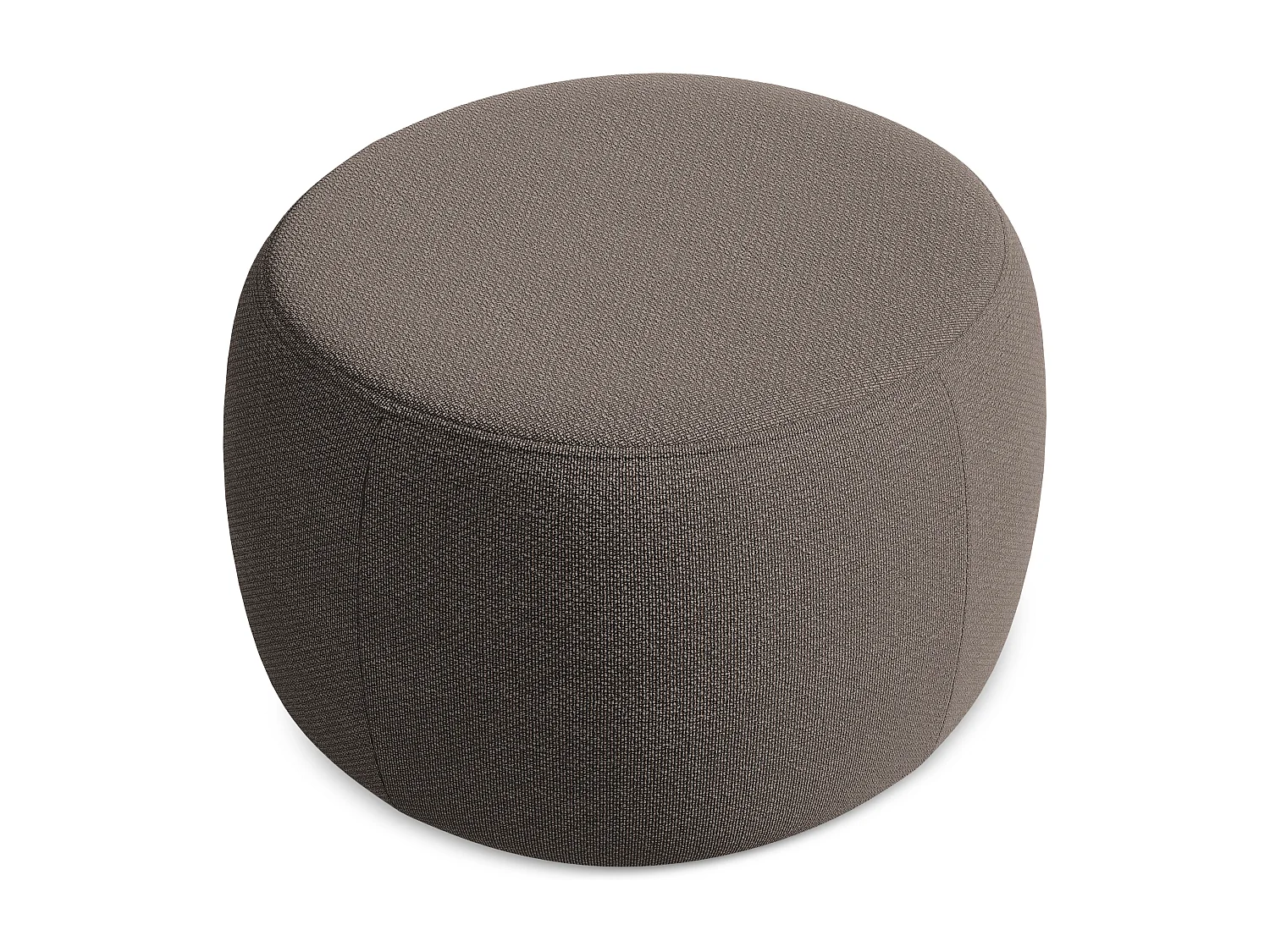 Poef van chocolade bouclé - KOA