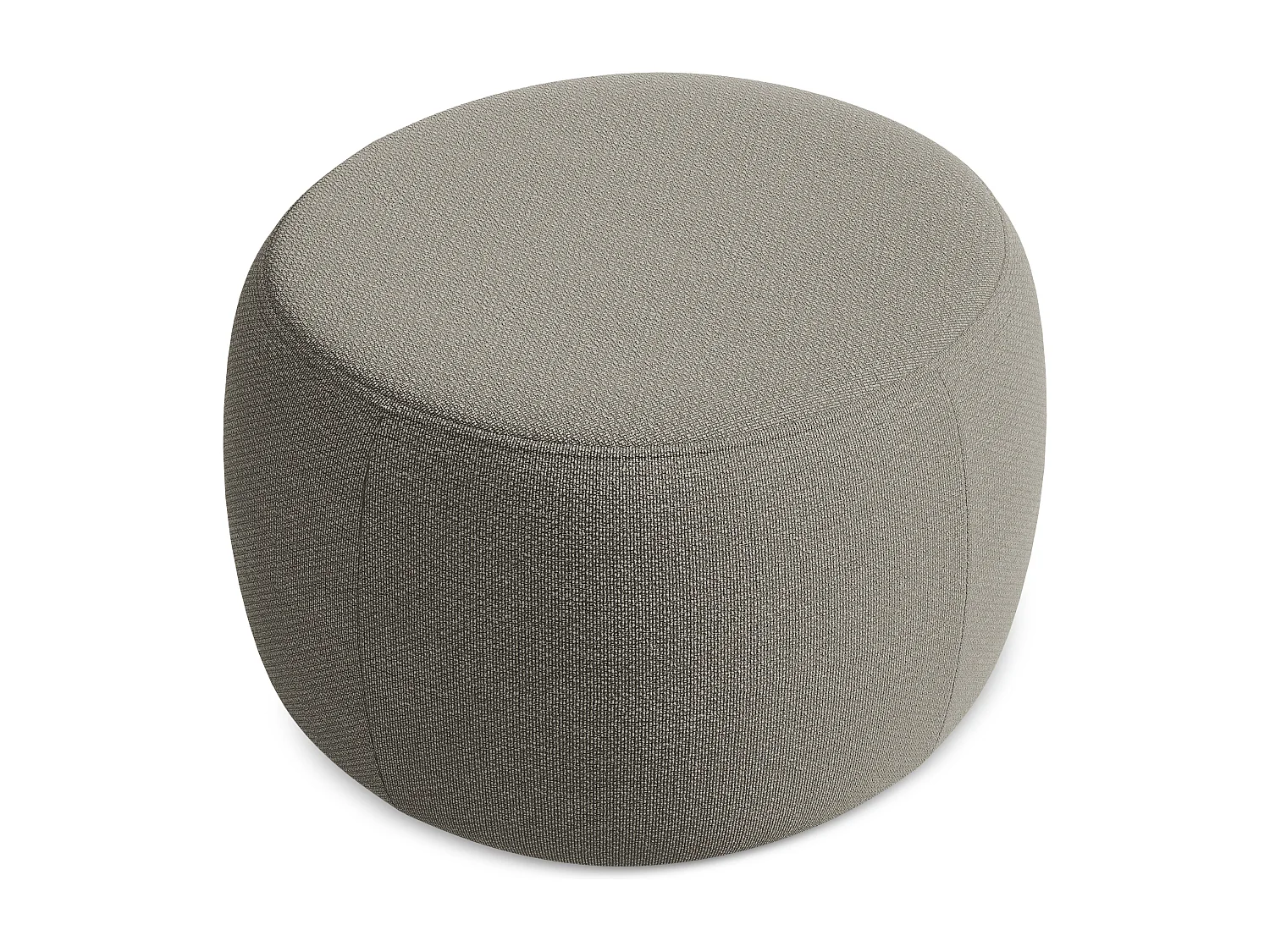 Pouf - Hocker - Bouclé - Grau - KOA