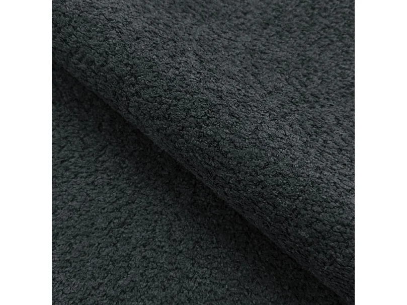 Hoekbank ADEL met slaapfunctie en opbergruimte – L-vorm, metalen poten, verstelbaar, 145x212 cm, 257x90x171 cm, ZWART RECHTS