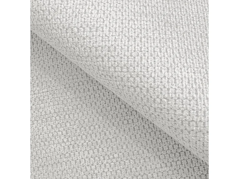 AULA BigSofa met verstelbare zitdiepte, zonder slaapfunctie, verstelbare rugleuning, modern design, wit, 284x111x84/75 cm