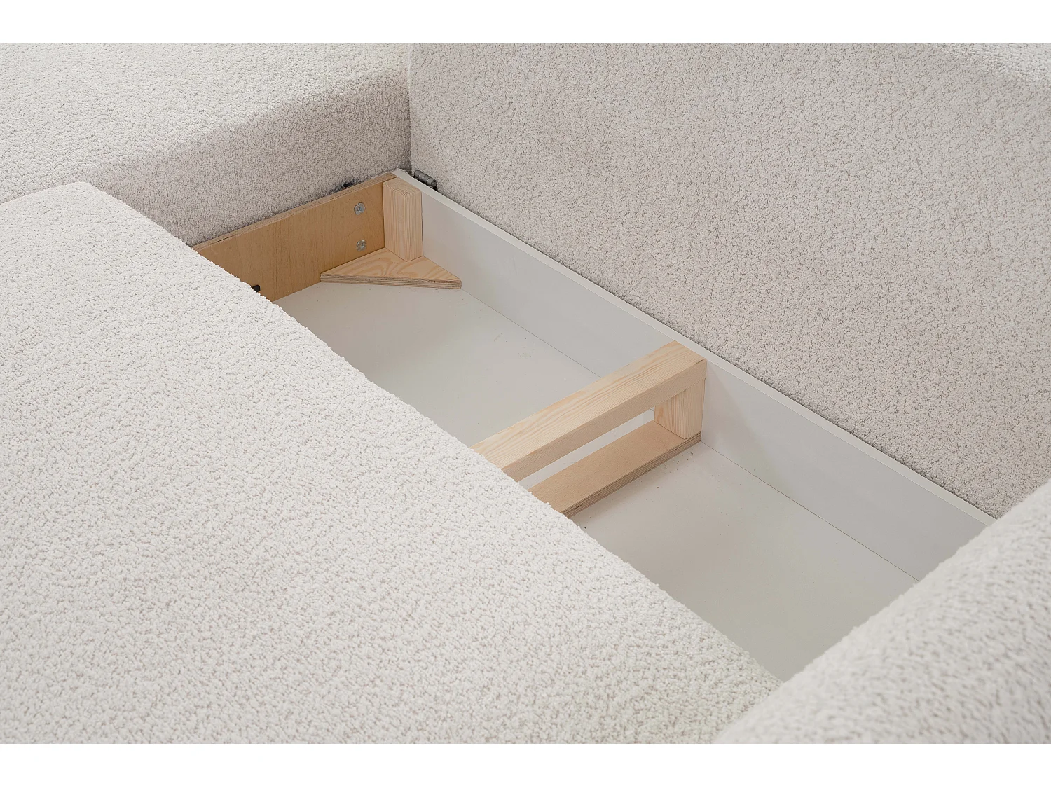 Narożnik ADEL z funkcją spania i pojemnikiem na pościel – Układ L, metalowe nogi, regulowana konfiguracja, 145x212cm, 257x90x171cm ŚWIĄTECZNY