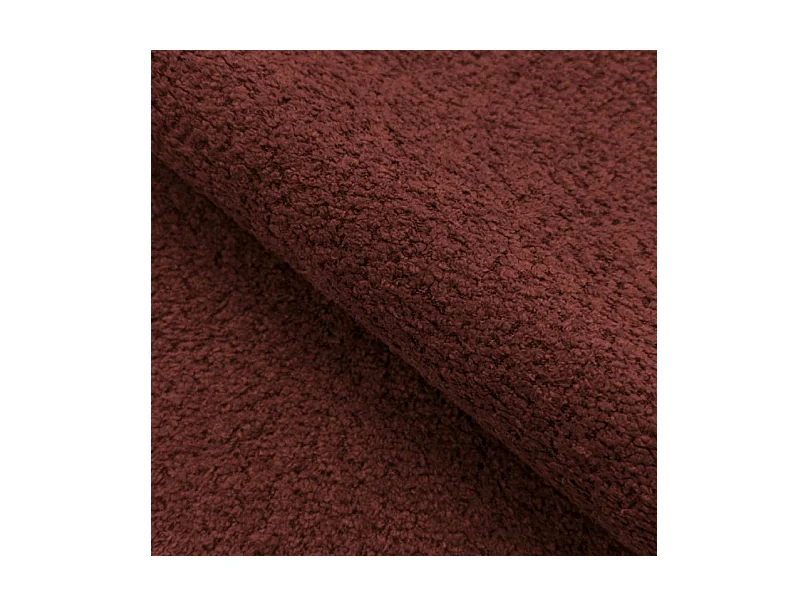 Canapé d'angle ADEL convertible avec coffre - Disposition L, pieds métalliques, configuration réglable, bordeaux droit 145x212cm, 257x90x171cm