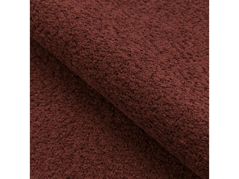 Hoekbank ADEL met slaapfunctie en opbergruimte – L-vorm, metalen poten, verstelbaar, 145x212 cm, 257x90x171 cm, BORDEAUX RECHTS