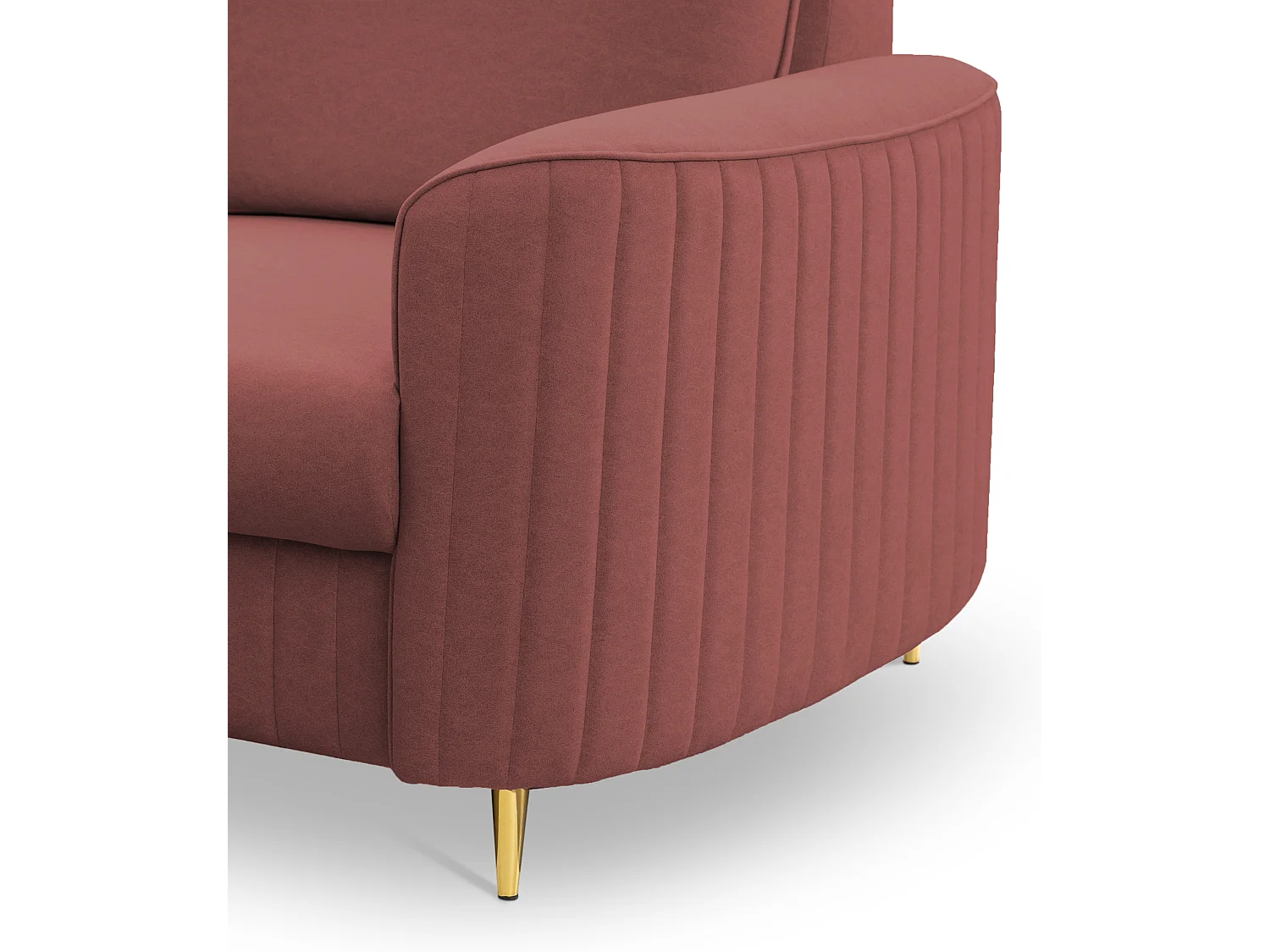 Stylowy Fotel LAREN Nowoczesny z Metalowymi Nogami W pełni Tapicerowane Oparcie Pianka PUR dla Najwyższego Komfortu 100x85x94cm BURGUND