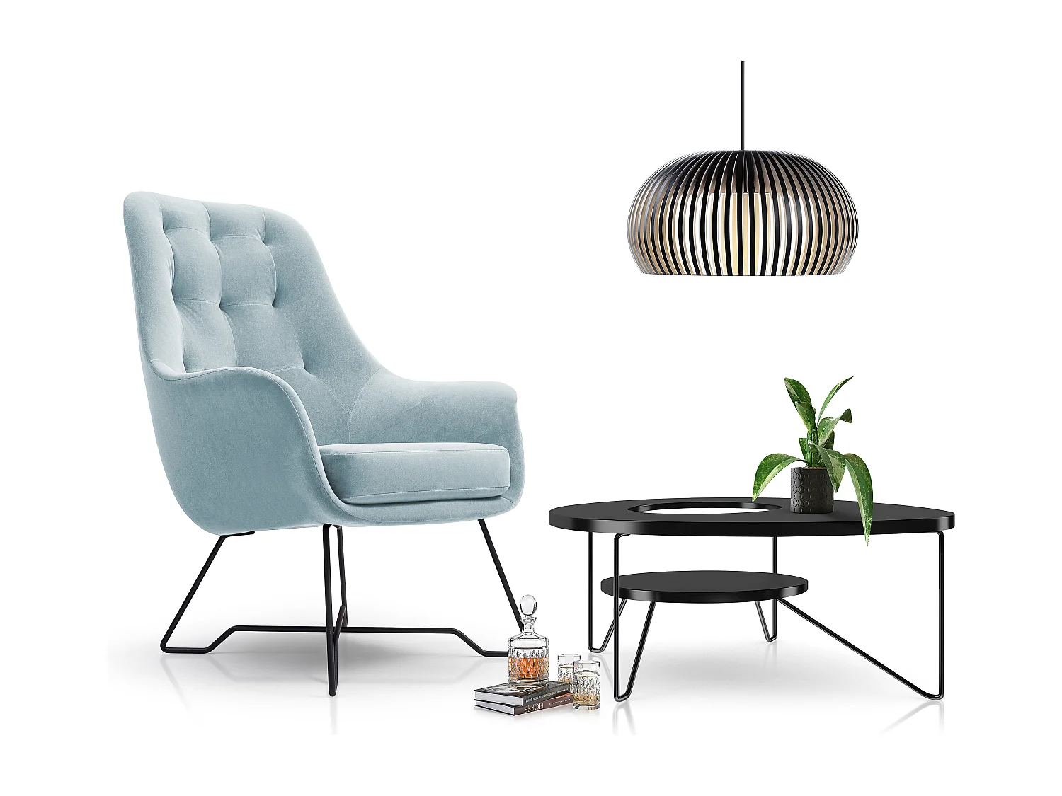 EZO Fauteuil Comfortabele Moderne Designerfauteuil Ergonomische Vulling Stabiele Poten PUR Schuim Comfort Stof 72x83x101cm TURKUUIS