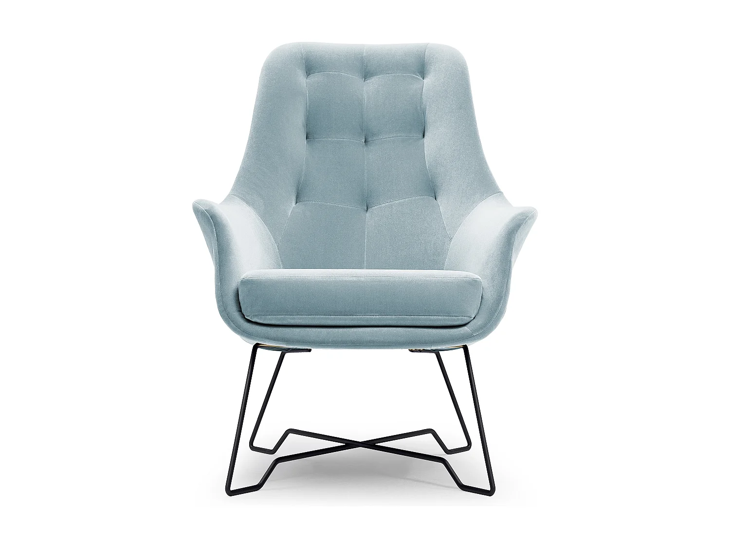 EZO Fauteuil Comfortabele Moderne Designerfauteuil Ergonomische Vulling Stabiele Poten PUR Schuim Comfort Stof 72x83x101cm TURKUUIS