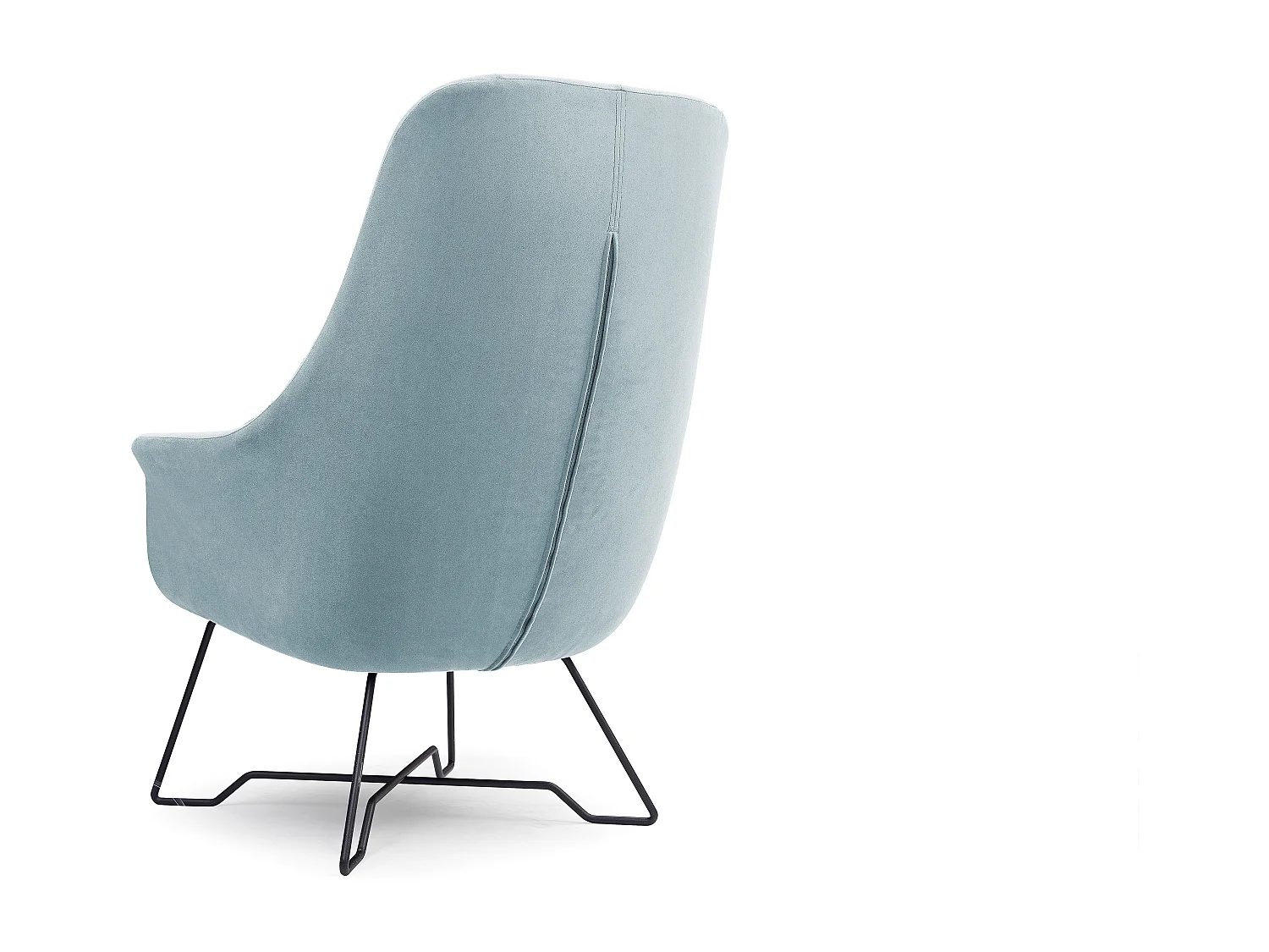 EZO Fauteuil Comfortabele Moderne Designerfauteuil Ergonomische Vulling Stabiele Poten PUR Schuim Comfort Stof 72x83x101cm TURKUUIS