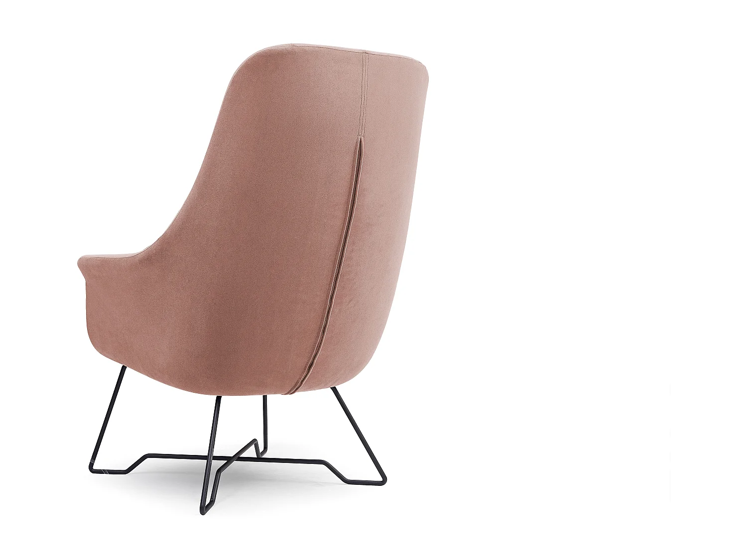 EZO Fauteuil Comfortabele Moderne Designerfauteuil Ergonomische Vulling Stabiele Poten PUR Schuim Comfort Stof 72x83x101cm LICHTROZE