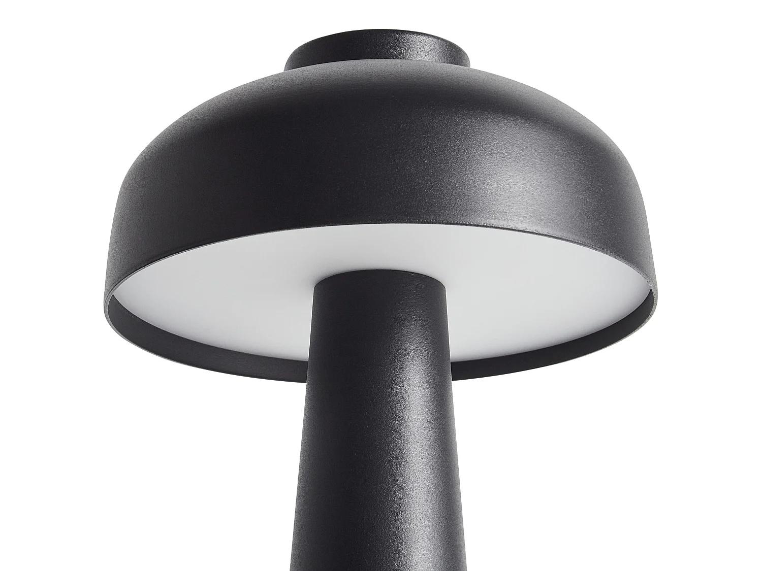 Lampe de table LED sans fil AGUSAN Avec variateur Métal Noir