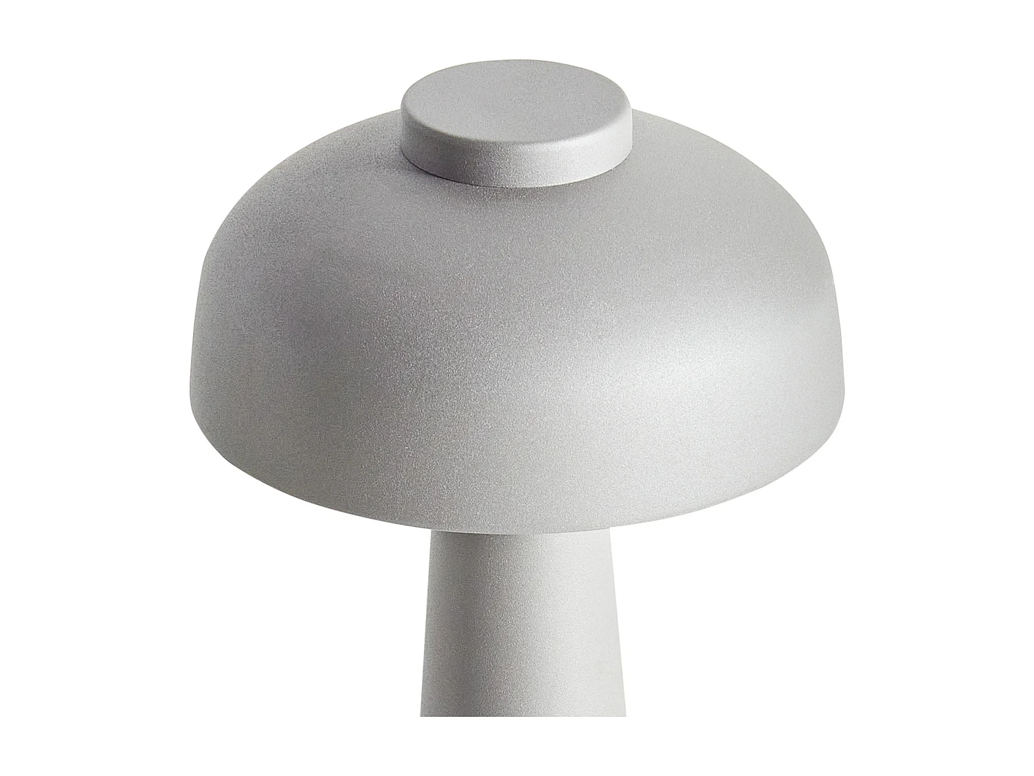 LED draadloze tafellamp AGUSAN Met dimmer Metaal Grijs