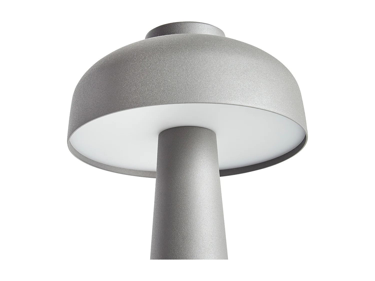 Lampe de table LED sans fil AGUSAN Avec variateur Métal Gris