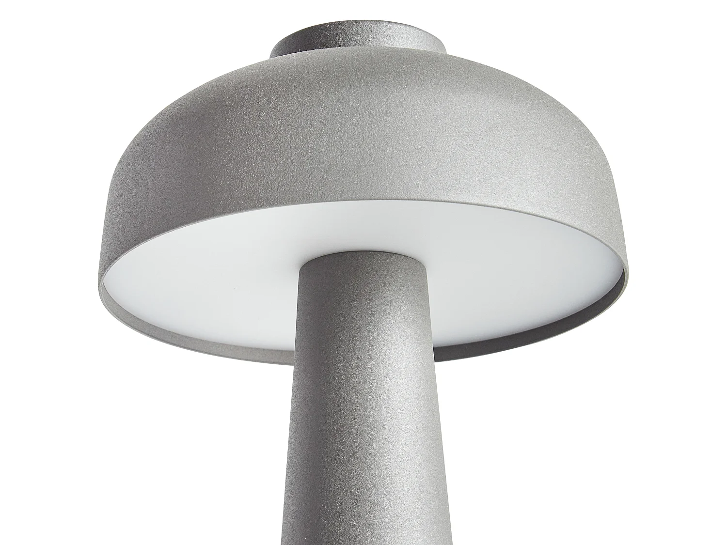 Lampe de table LED sans fil AGUSAN Avec variateur Métal Gris