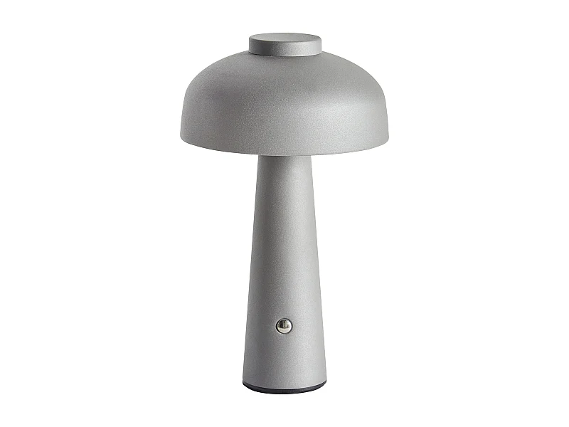 Lampe de table LED sans fil AGUSAN Avec variateur Métal Gris