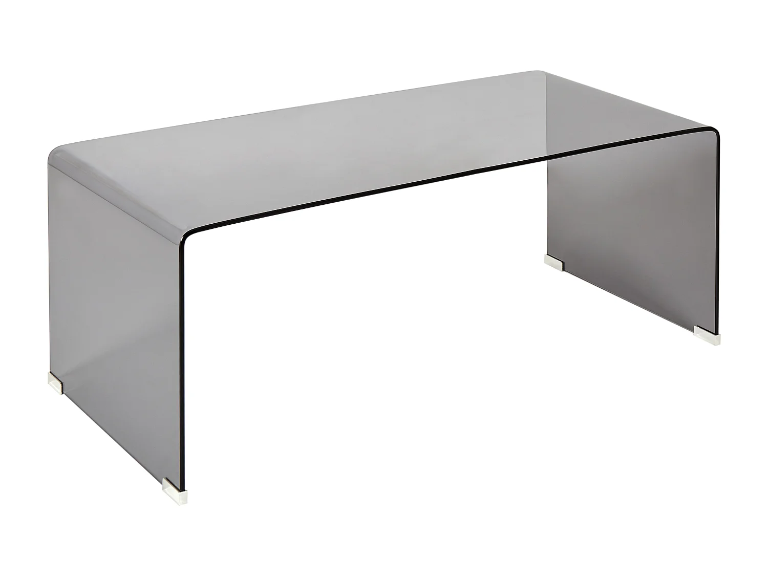 Table basse KENDALL Verre de sécurité Noir