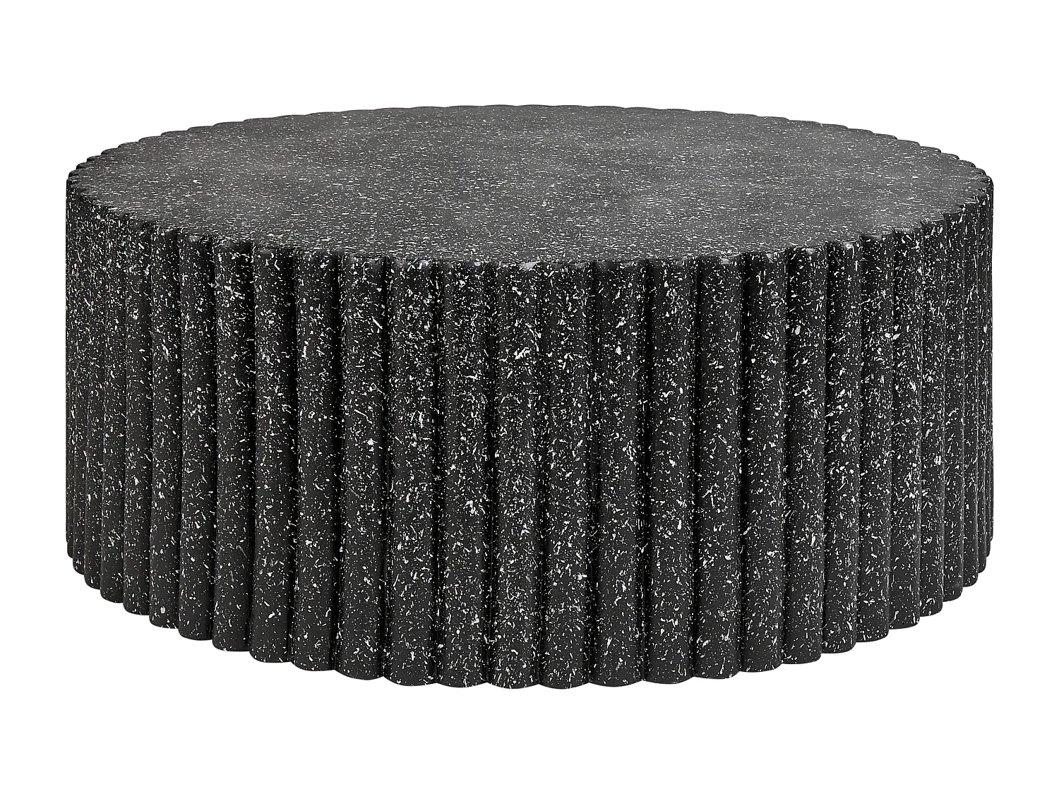Table basse POZZA II Terrazzo noir