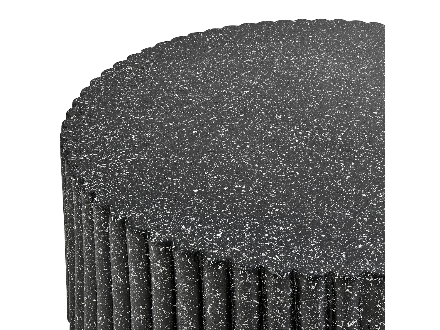 Table basse POZZA II Terrazzo noir